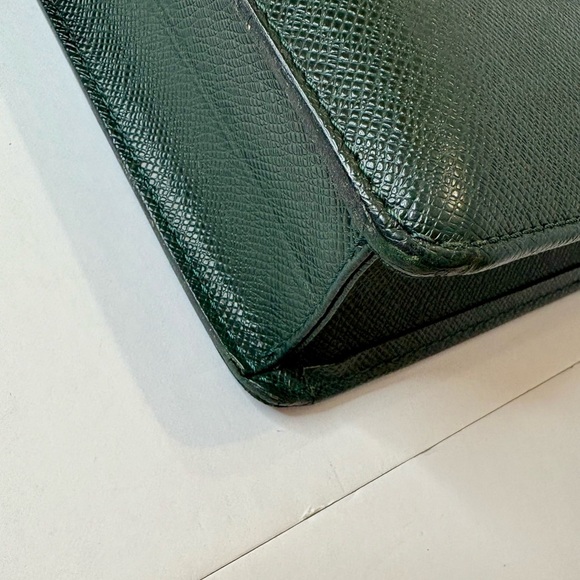 Louis Vuitton Selvette Clado Taiga, Briefcase Business Bag Document Bag Green - Picture 9 of 16